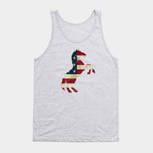 American Flag Horse Tank Top